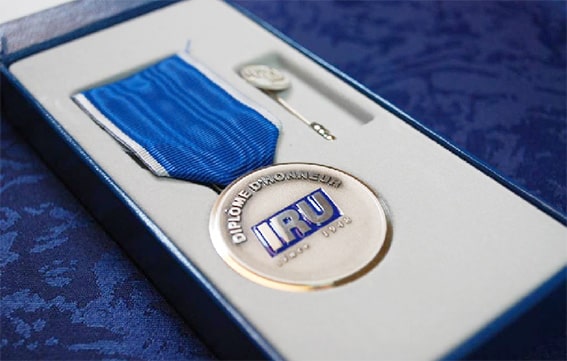 Награда IRU of Honour транспортной компании